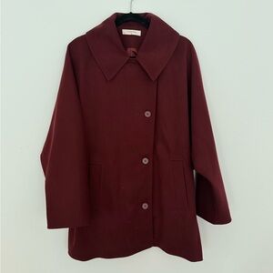 Commense oversized burgundy jacket